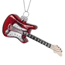 Red Electric Guitar Ornament