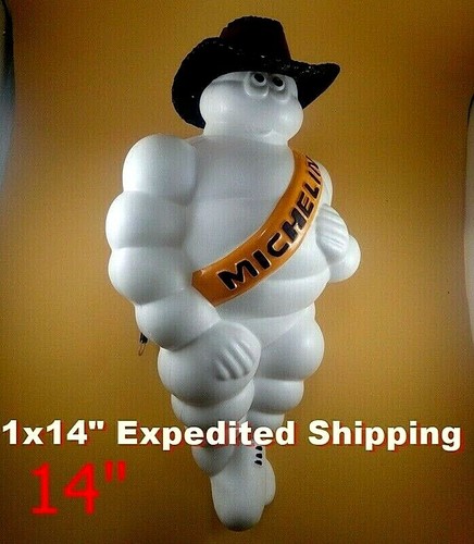 14" MICHELIN MAN FIGURKA LALKI BIBENDUM KOLEKCJONERSKA REKLAMA OPONA, DEKORACJA CIĘŻARÓWKI - Zdjęcie 81 z 101