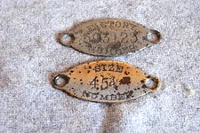 national cash register vintage antique name plates