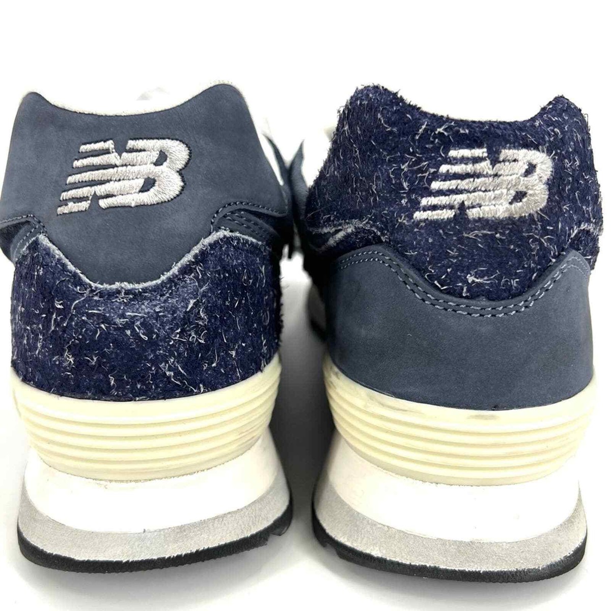 New Balance X Invincible 574 Hairy Suede Leather Sneaker SZ 8.5