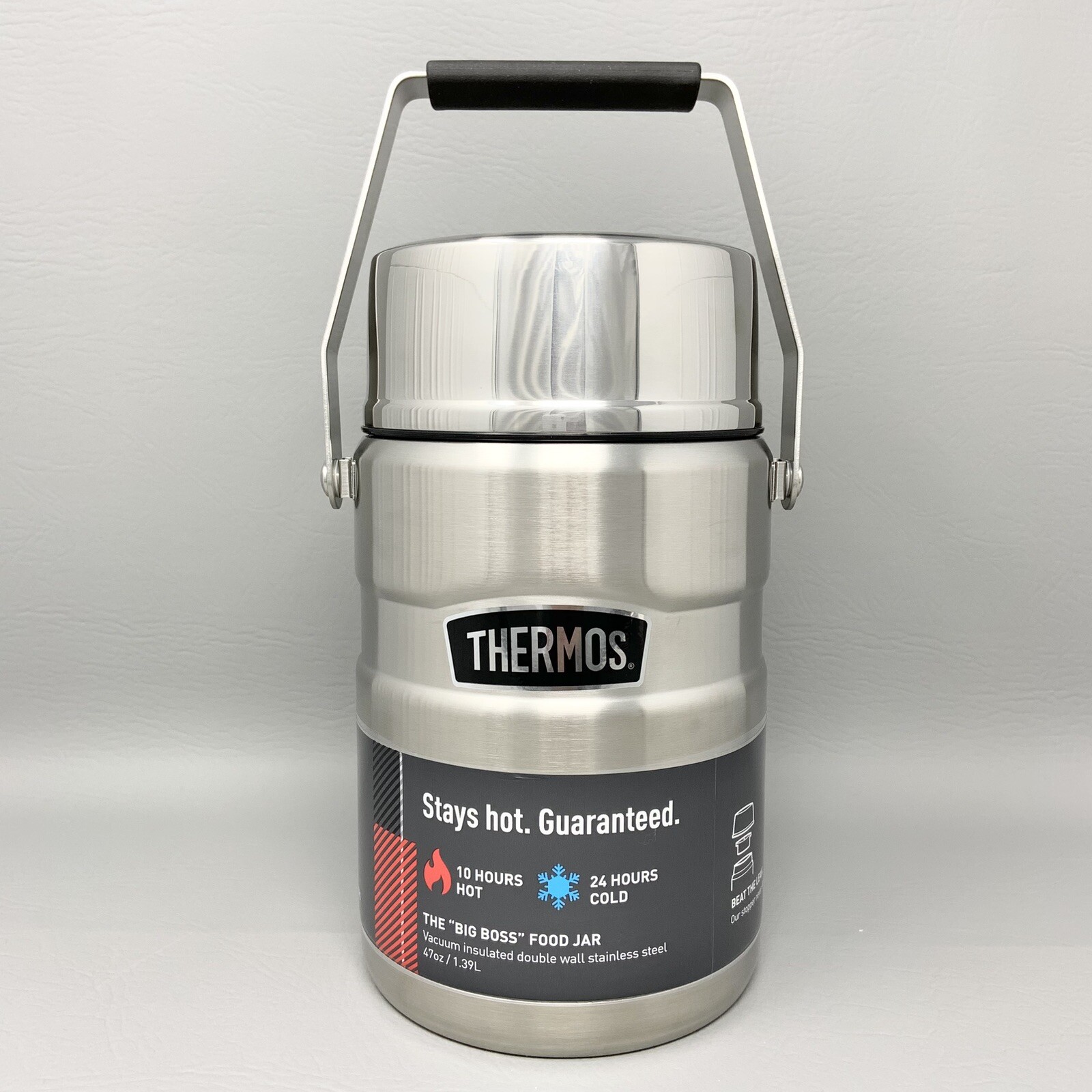 Thermos THE BIG BOSS 47oz Food Jar Stainless Steel Vacuum Insulated