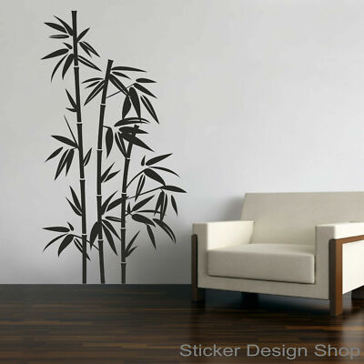 Bambus Pflanze Ranke Blume Wandaufkleber Wandtattoo Wandsticker Aufkleber  Deko | eBay.de