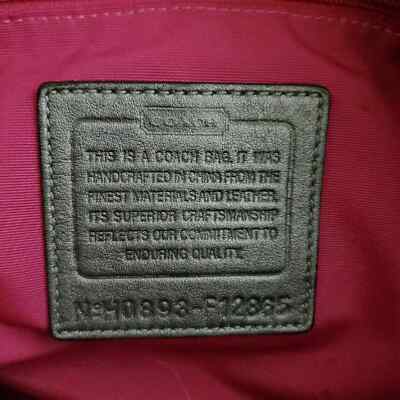 Coach H0893-f12865 Multi-color Fabric Leather Patchwork Crossbody