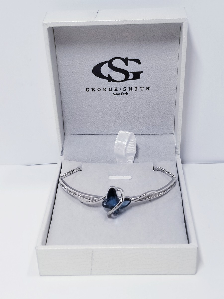 Zaffiro Blu Lab-Created 925 Argento Sterling Gioielli Collana - Foto 2