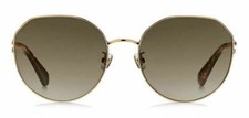 Kate Spade CARLITA 0086 Gold  Dark Havana Frame / Brown Gradient Sunglasses
