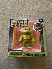 New Metals Die Cast  Teenage Mutant Ninja Turtle Keychain Figure Michaelangelo