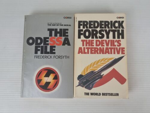 Frederick Forsyth Book Bundle Of 2 Paperback Mystery & Crime Bestselling Books - Picture 1 of 6