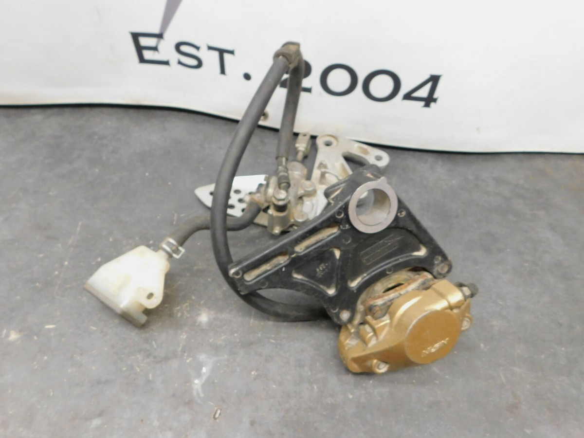 Kawasaki ZX600 ZX 600 Rear Master Cylinder Lines & Caliper 1518 | eBay