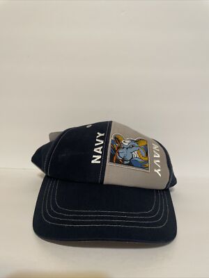 NWT YOUTH Real Characters Inc. NAVY SnapBack Hat 