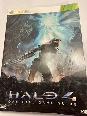 Halo 4 Official Game Guide for XBOX 360 See photos for details