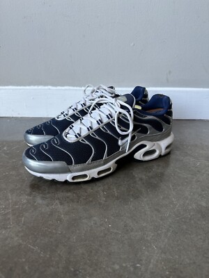 nike tn blue silver