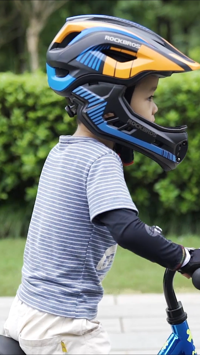 Mtb Full Face Helmet Kids Bike Helmet Full Face Toddler Bicycle