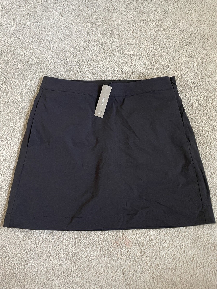 NWT Crew Women's Black Knee Length Skirt