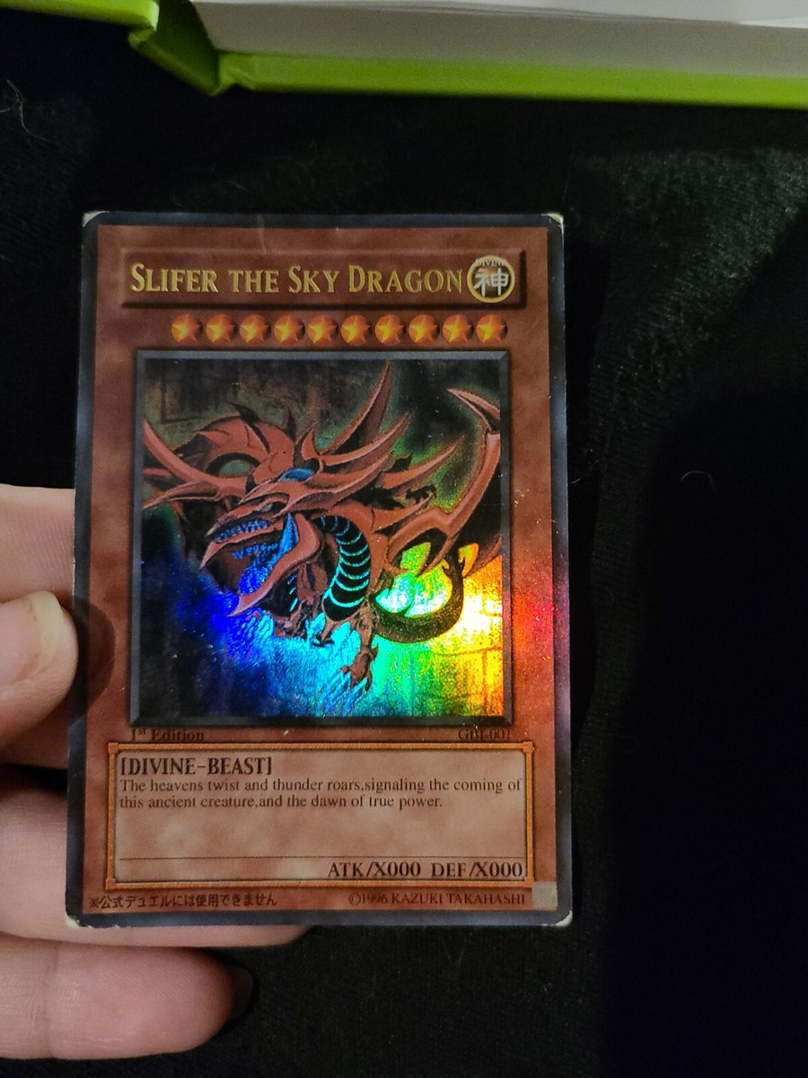 slifer the sky dragon gbi-001 1st edition ultra rare | eBay