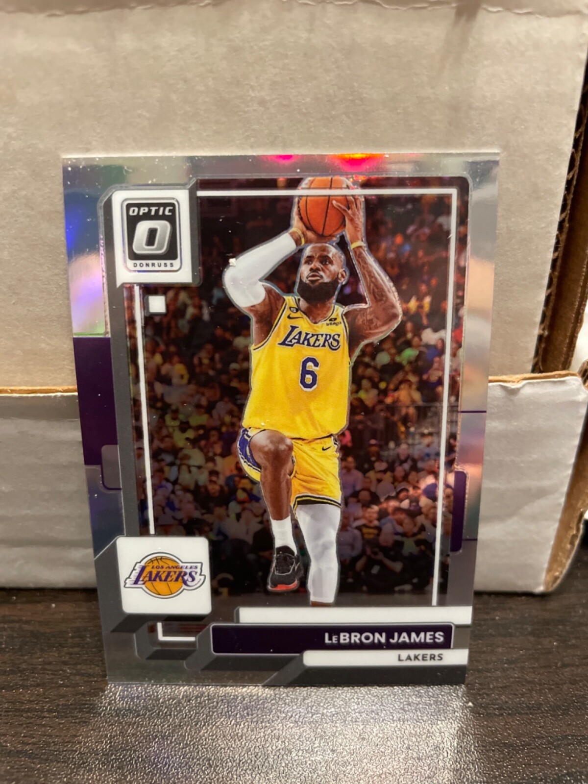 2022-23 Panini Donruss Optic Silver Prizm LeBron James #116 - NM-MT *TEXCARDS*