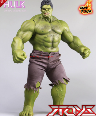 Perfect Hot Toys Mms186 1/6 The Avengers Hulk Actin Figure In