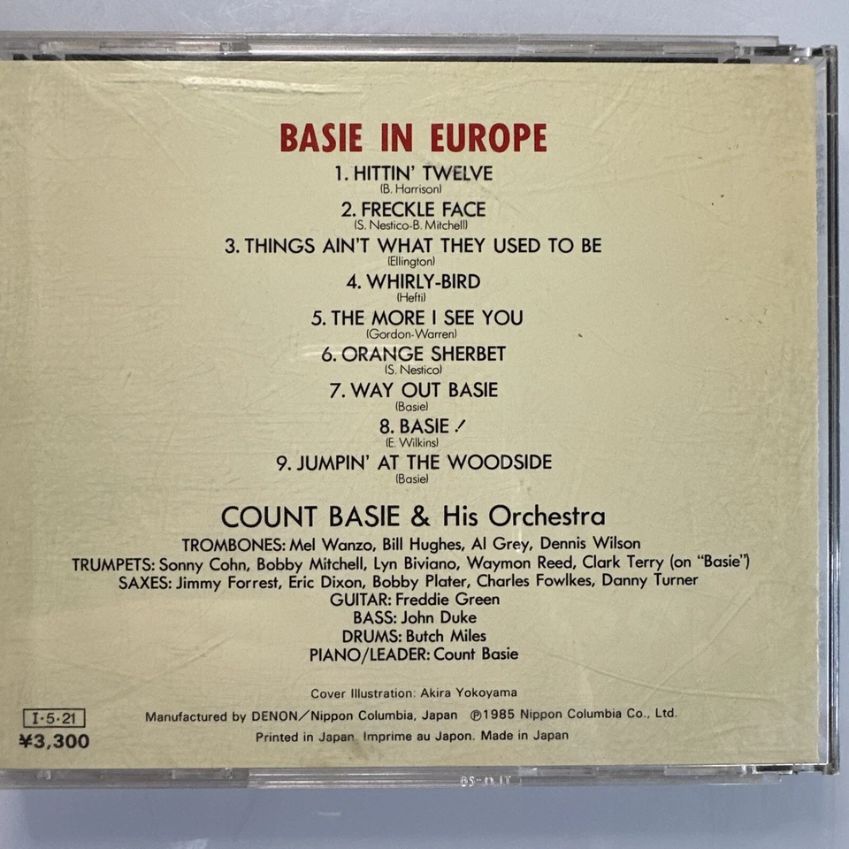 Count Basie In Europe CD Japan Import 33C38-7481 Foto 2 de 2
