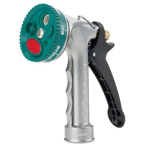 Gilmour Hose Nozzle Metal 7 Pattern Spray Cleanup Watering 805842 Life
