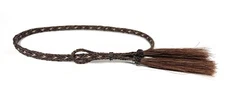 Light Brown western cowboy hat band,  Horse Hair Braided Tassels Adjustable Band