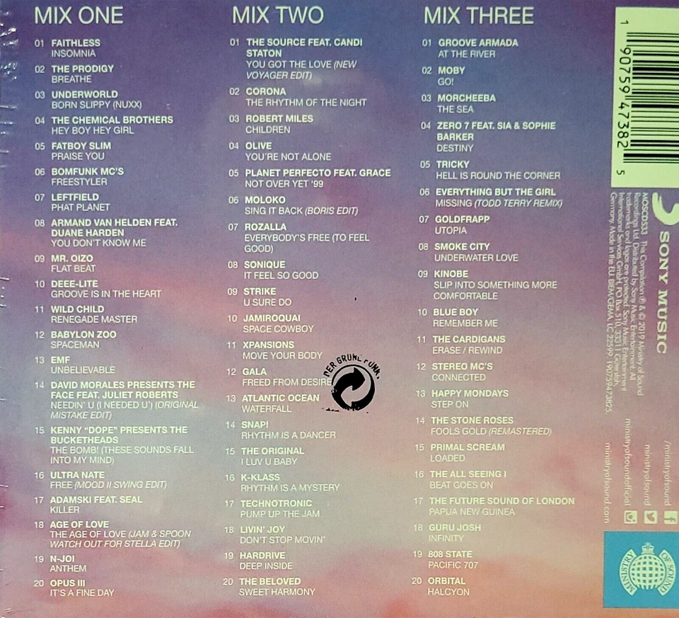 Anthems: Electronic 90s -  Ministry Of Sound CD  Faithless, Prodigy, Fatboy Sli - Bild 2 von 2