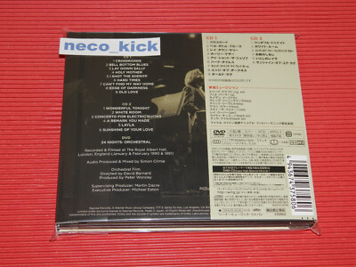 5ET ERIC CLAPTON 24 NIGHTS ORCHESTRAL 2023 JAPAN 2 SHM CD + DVD