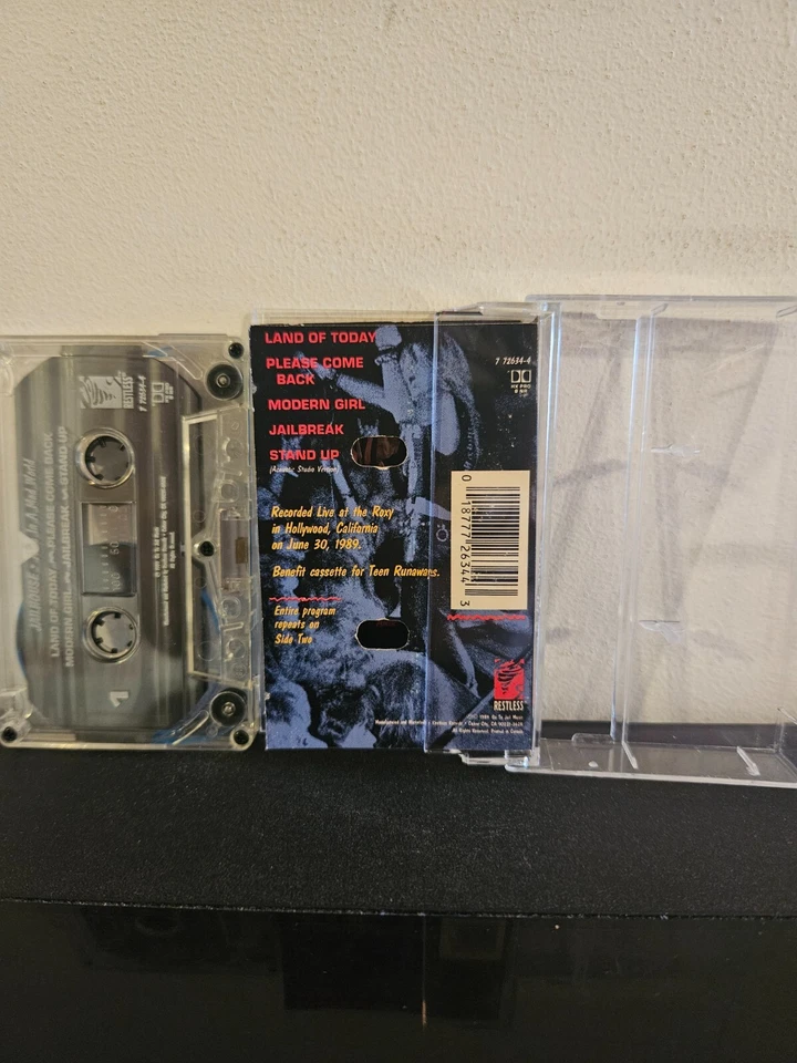 JAILHOUSE Alive In A Mad World 1989 CASSETTE TAPE EP GLAM/HAIR METAL HARD ROCK - Image 2 of 4