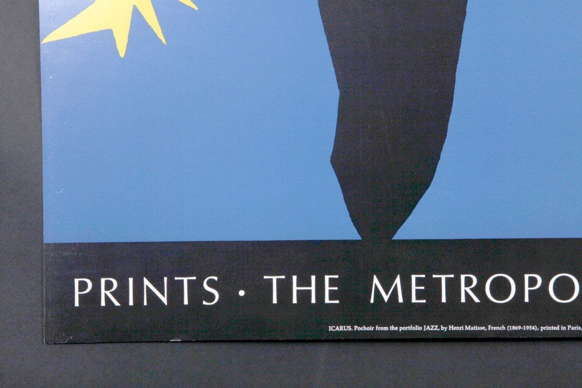 Henri Matisse - Icarus- 1986- Exhibition Poster MMA, NewYork- From