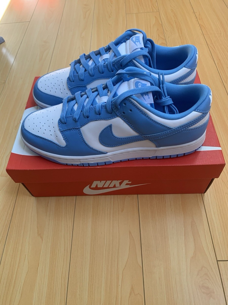 NEW Nike Dunk Low UNC Blue White Sneaker Size 10 DD1391-102 Nike Dunk Low Retro  main image 2