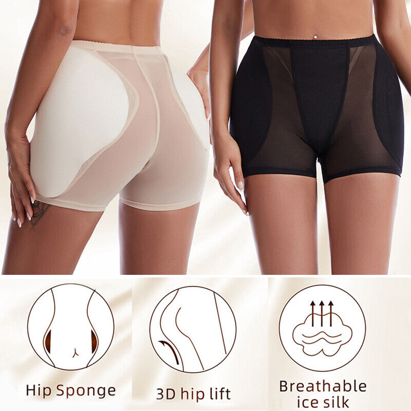 WOWENY Butt And Hip Enhancer Shapewear For Women Butt Lifter Panties Padded Underwear  Hip Pads (Beige, Small) at Amazon Women's Clothing store