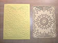 Embossingschablone, Hintergrund-Ornament, Aus...