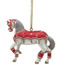 Trail of Painted Ponies Holiday Tapestry Hanging Ornament, 2.6 Inch, Multicolor
