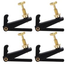 4Pcs Violin Fine Tuners Metal String Adjuster Replacement Musical Accessories