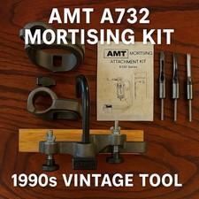Vintage 1990&rsquo;s AMT Mortising Attachment Kit -  American Machine & Tool Co., PA