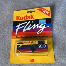 KODAK FLING 200 STORE VINTAGE DISPOSABLE 35MM FILM CAMERA NEW SEALED