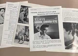 Rare Elvis The Echo Fan Club / 1966 / Direct From Memphis
