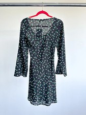Rixo London Celeste Silk Ditsy Floral Print Summer Mini Dress bnwt Small