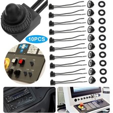 10Pcs 12V-48V Waterproof Push Button On-Off Switch 4.5" Leads For Motorcycle Car