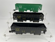 Marx 21913 O Gauge Lehigh Valley Hopper Car Lot of 3 Good