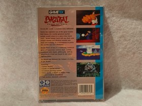 Brutal: Paws of Fury (Sega CD, 1994) CIB w/ Registration Card & Instructions