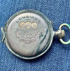 Antique Longines Grand Prix Paris 1900 Silver Pocket Watch Fob AS-IS Repair