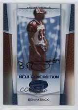 2007 Leaf Certified Materials Mirror Blue Signatures 18/50 Ben Patrick Auto rd4