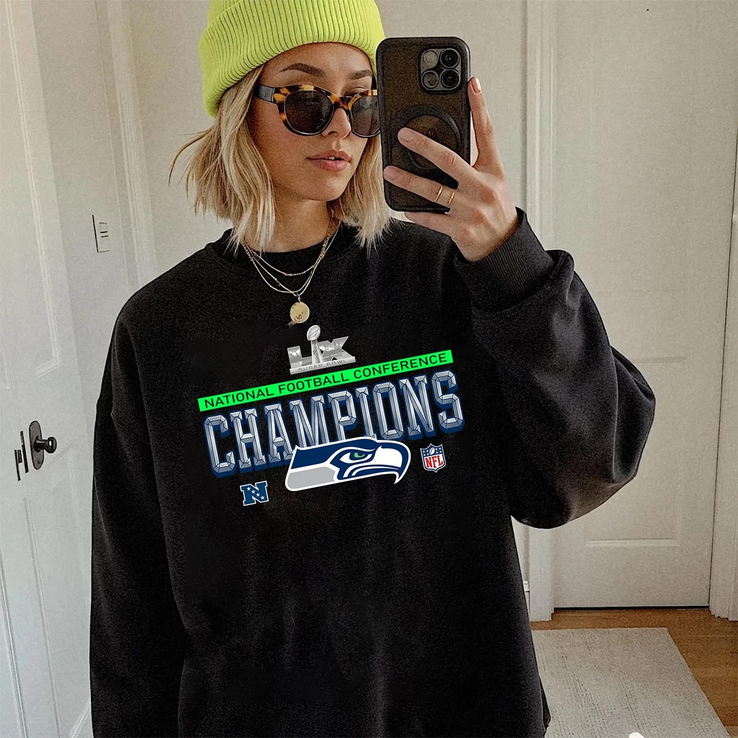 Seattle Seahawks 2025 NFC Champions Sweatshirt