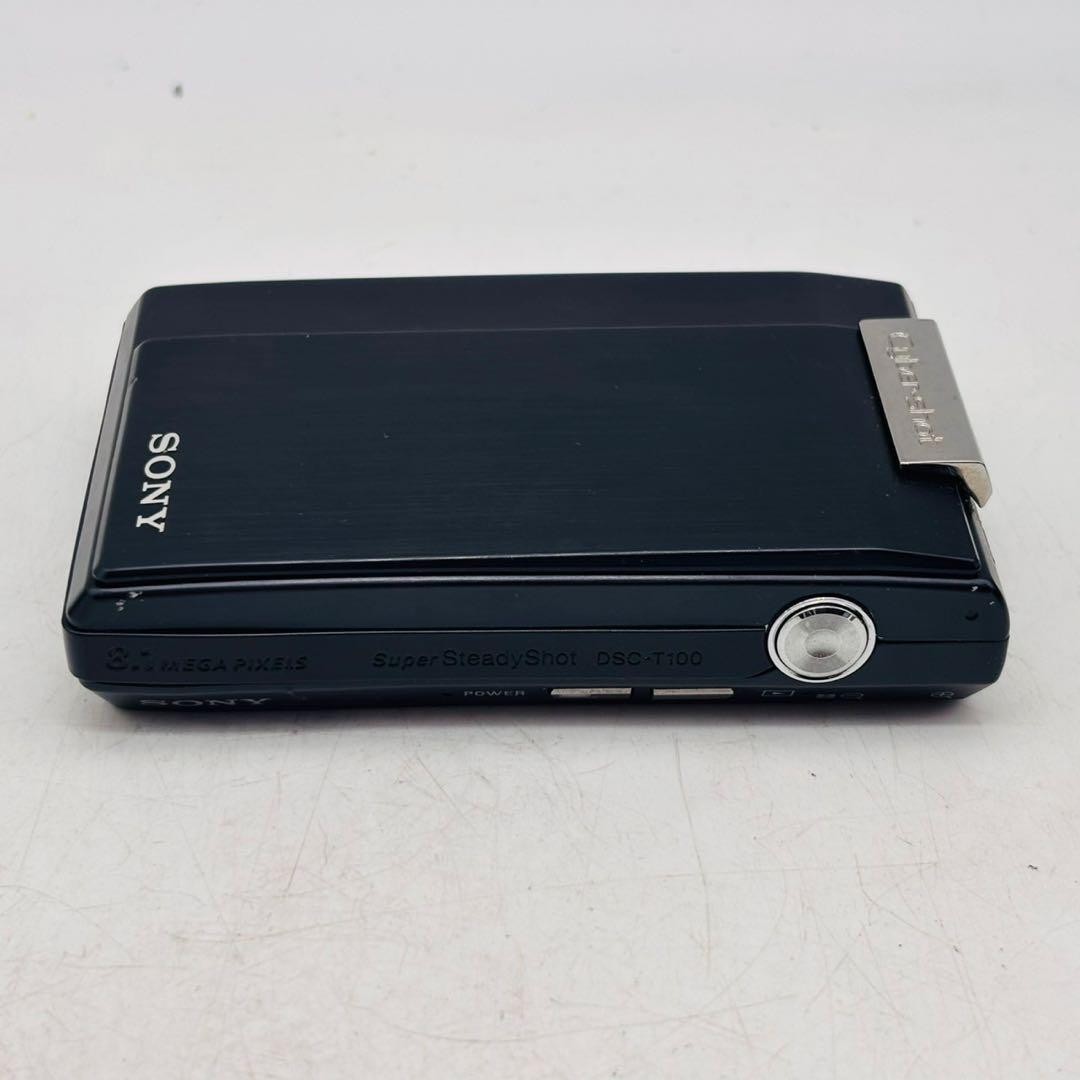 Sony Cyber-shot DSC-T100 8.1MP Digital Camera - Silver for sale