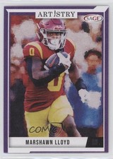 2024 SAGE Artistry Mega Box Purple Canvas Marshawn Lloyd #MART-ML 02l5