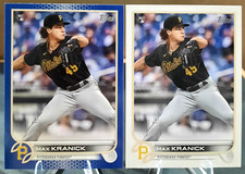 Max Kranick 2022 Topps Blue Border RC #325 & Base 2022 Topps #325