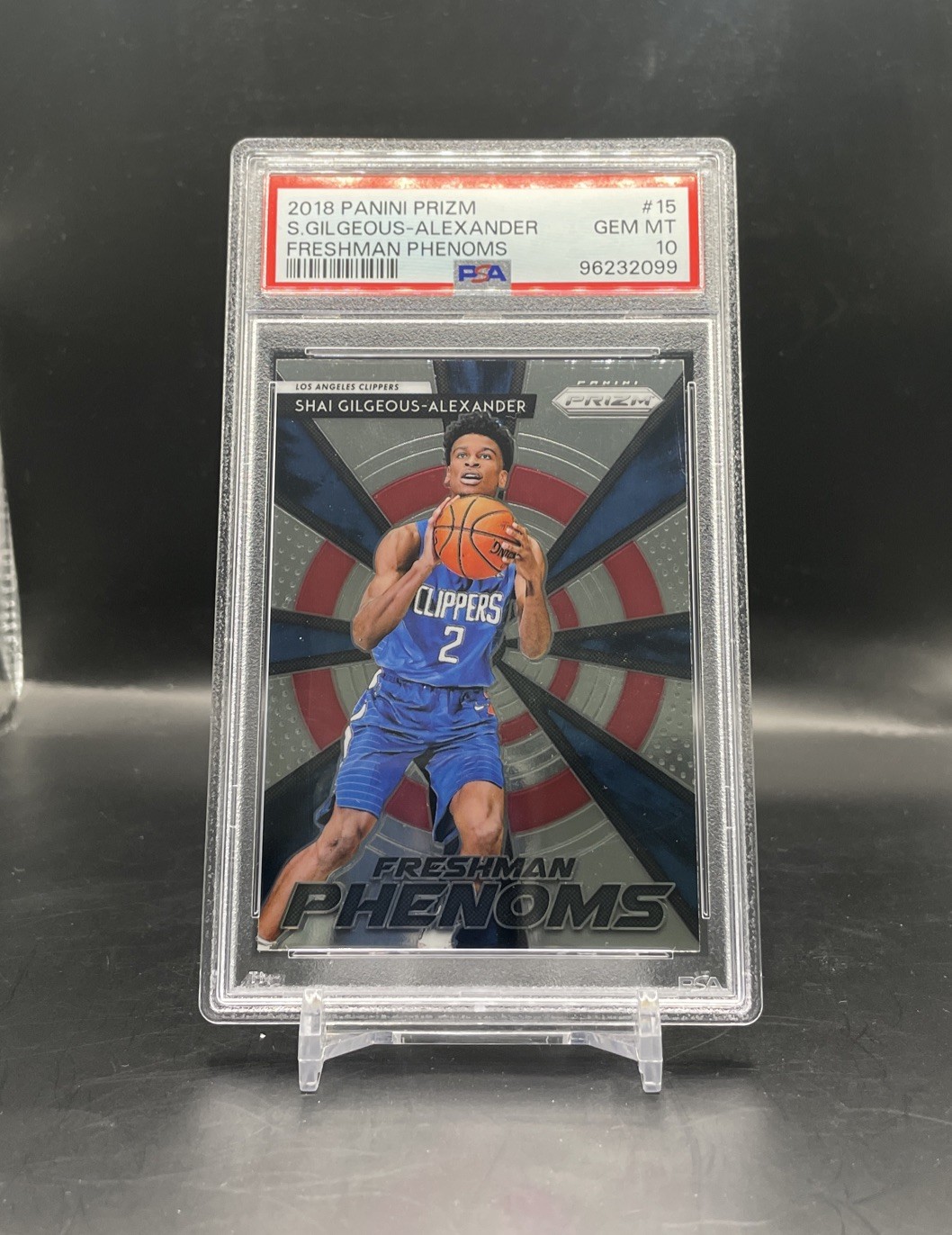 2018-19 Panini Prizm - Freshman Phenoms Shai Gilgeous-Alexander (RC) - PSA 10