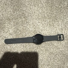 Smart Watch 40mm Black Metal Case, Silicone Band, Touchscreen, HR, BT