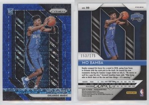 2018-19 Panini Prizm Fast Break Blue Prizm /175 Mo Bamba #99 Rookie RC