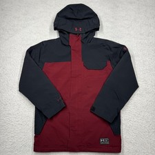 Under Armour Storm 2 Coldgear Infrared Winter Jacket Red and Black Youth Boys M