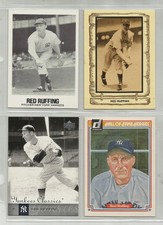 Red Ruffing New YorK Yankees Hall Of Famer Lot 4 Cards 1970's-2000's